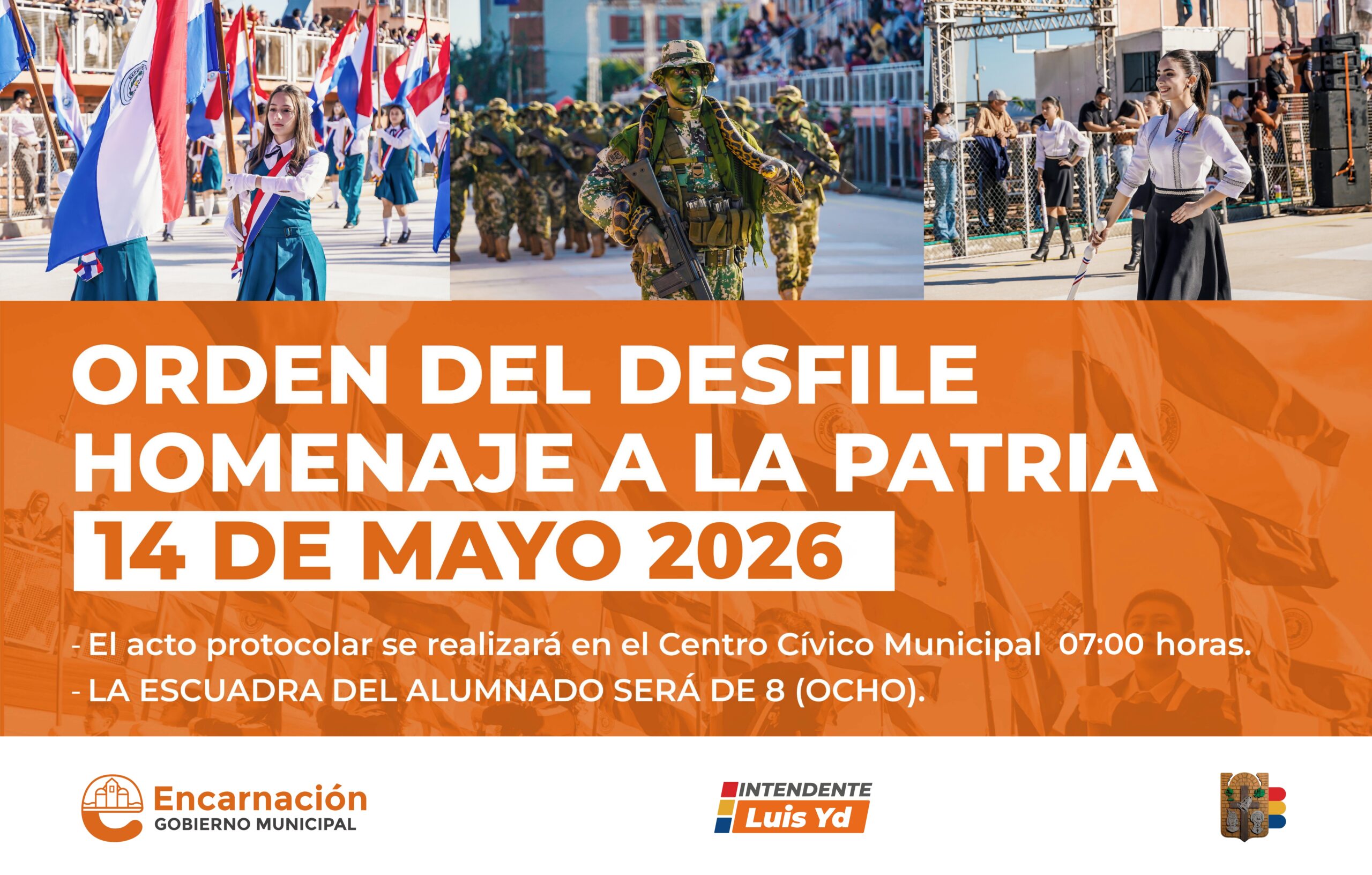DISPOSICIONES FINALES PARA EL DESFILE PATRIO 2026 - Municipalidad de ...